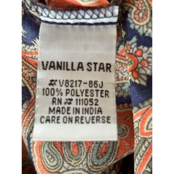 Vanilla Star Paisley Print Romper – Size Small – Boho Sleeveless One-Piece - Picture 6 of 7